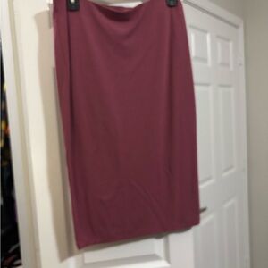 Forever 21 Purple Pencil Skirt Knee-Length Work